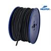 MEISTER Seil Polyester elastischl Ø 6 mm schwarz (Rolle 70 m) hochfest MBL 120kg