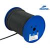 MEISTER Seil Polyester Ø 8 mm schwarz (Rolle 100 m) hohe Festigkeit MBL1560kg - 057