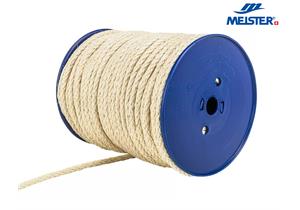 MEISTER Seil Sisal gedreht Ø 8 mm natur/braun (Rolle 100 m) Naturfaser MBL426kg