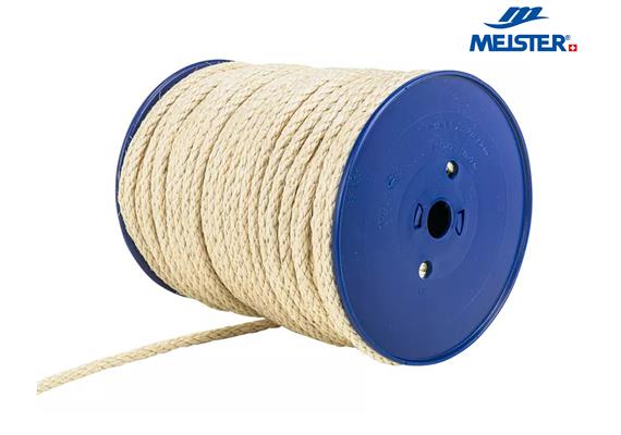 MEISTER Seil Sisal gedreht Ø 8 mm natur/braun (Rolle 100 m) Naturfaser MBL426kg