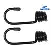 MEISTER Spiralhaken Stahl Kunsstoffummantelt für Seile 8 mm Länge 70 mm schwarz - 057