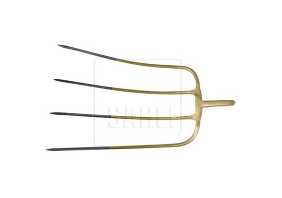 Mistgabel - SAHLI, ovale 4 Zinken, B 225mm, Zinkenlänge 260mm, ohne Stiel - 066