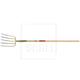 Mistgabel - SAHLI Superieur, 5 Zinken, B 250mm, Zinkenlänge 320mm, Stiel 1350 / Ø36mm