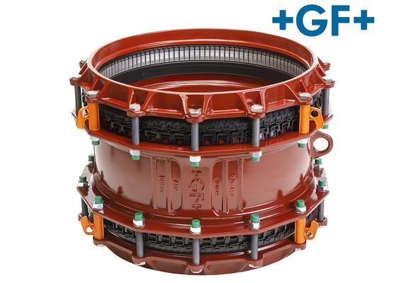 Multi/Joint Kupplung 3007 DN50 Ø 46 - 71 mm ND16 NBR A2 Uni/Fikser