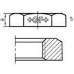 Muttern Innengewinde verzinkt +GF+ Nr. 310 1/4" | Bild 2