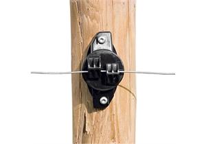 Nagelisolator Gallagher schwarz Typ W für Draht und Litze 175Stk.