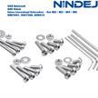 NINDEJIN Inbus Linsenkopf-Schrauben Set 880 Stk. M2/M3/M4/M5 V2A Edelstahl | Bild 4