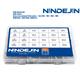 NINDEJIN Inbus Linsenkopf-Schrauben Set 880 Stk. M2/M3/M4/M5 V2A Edelstahl