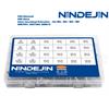 NINDEJIN Inbus Linsenkopf-Schrauben Set 880 Stk. M2/M3/M4/M5 V2A Edelstahl