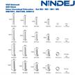 NINDEJIN Inbus Linsenkopf-Schrauben Set 880 Stk. M2/M3/M4/M5 V2A Edelstahl | Bild 3