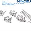 NINDEJIN Inbus Senkschrauben Set 880 Stk. M2/M3/M4/M5 V2A Edelstahl | Bild 4
