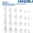 NINDEJIN Inbus Senkschrauben Set 880 Stk. M2/M3/M4/M5 V2A Edelstahl | Bild 3