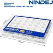 NINDEJIN Inbus Zylinderschrauben-Set 880 Stk. M2/M3/M4/M5 V2A Edelstahl | Bild 6