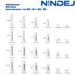 NINDEJIN Inbus Zylinderschrauben-Set 880 Stk. M2/M3/M4/M5 V2A Edelstahl | Bild 4