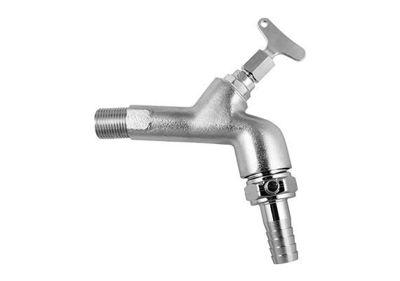 NYFFENEGGER Auslaufventil Messing 3/4" mit Belüfter Steckschlüssel Schlauchverschraubung