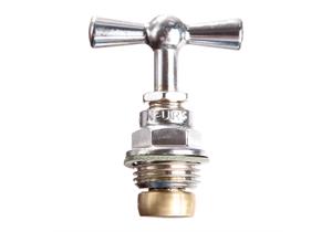 NYFFENEGGER Oberteil zu Auslaufventil 1/2" mit Knebelgriff Messing