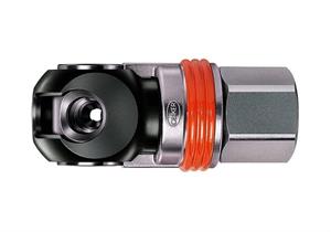 Oetiker TST Druckluft Sicherheitskupplung IG 1/4" A1 NW 5.5 mm schwenkbar mit Entlüftung