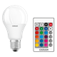 OSRAM LED-Lampe Classic A RGBW E27 9.0W 806lm