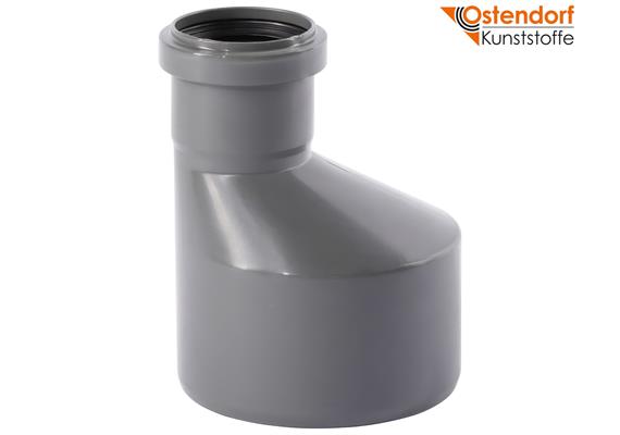 OSTENDORF KUNSTSTOFFE Reduktion grau Ø 110 - 50 mm PP HTsafeR