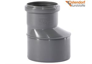 OSTENDORF KUNSTSTOFFE Reduktion grau Ø 110 - 75 mm PP HTsafeR