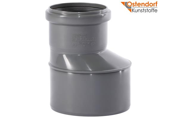 OSTENDORF KUNSTSTOFFE Reduktion grau Ø 110 - 75 mm PP HTsafeR