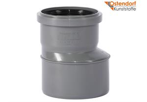 OSTENDORF KUNSTSTOFFE Reduktion grau Ø 110 - 90 mm PP HTsafeR