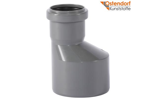 OSTENDORF KUNSTSTOFFE Reduktion grau Ø 90 - 50 mm PP HTsafeR