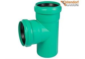 OSTENDORF KUNSTSTOFFE T-Stück grün Ø 160/160 mm 87,5° PP KG2000 EA