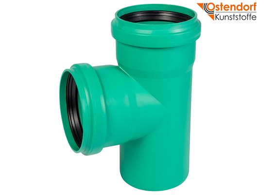 OSTENDORF KUNSTSTOFFE T-Stück grün Ø 160/160 mm 87,5° PP KG2000 EA