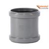 OSTENDORF KUNSTSTOFFE Überschiebmuffe grau Ø 90 mm PP HTsafeU