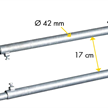 PATURA Ein - Weg - Tor für Milchvieh 75 - 120 cm - 263 | Bild 2