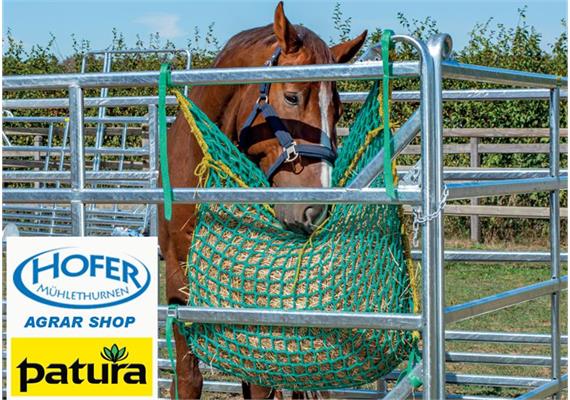 PATURA Heunetz-Tasche für Pferde 1,0 x 0,9 m, Maschen 4,5 x 4,5 cm 303860 - 263