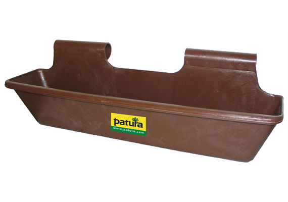 PATURA Kunststoff-Langtrog, 50 l, zum Einhängen (erhöht) - 263