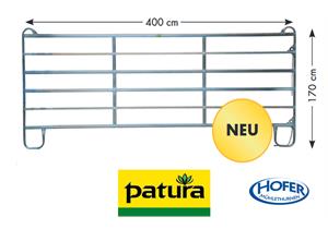 PATURA Panel-6, Breite 4.00 m, Höhe 1,70 m, für Pferd, Rind, Esel, Pony