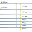 PATURA Steckfix-Horde, Höhe 0.92 m, Länge 1.83 m 1 Mittelstrebe - 263 | Bild 2