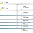 PATURA Steckfix-Horde, Höhe 0.92 m, Länge 2,75 m, 2 Mittelstreben - 263 | Bild 2