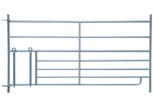 PATURA Steckfix-Horde mit Lämmerschlupf, Höhe 92 mm, Länge 1,83 m - 263