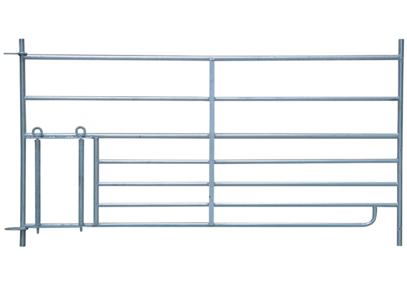 PATURA Steckfix-Horde mit Lämmerschlupf, Höhe 92 mm, Länge 1,83 m - 263