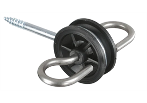 PATURA Torgriffisolator, Edelstahl Holzgewinde, 4 St.