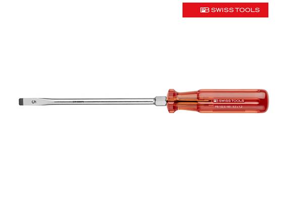 PB SWISS TOOLS Schraubenzieher Schlitz 5 PB 6102.5-160 mm Classic