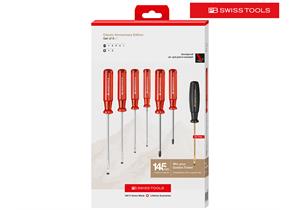 PB SWISS TOOLS Schraubenzieherset Phillips PB 1560 CBB Classic + Gold Schlitz Gr.2