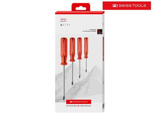 PB SWISS TOOLS Schraubenzieherset Phillips PB 1562 CBB Classic