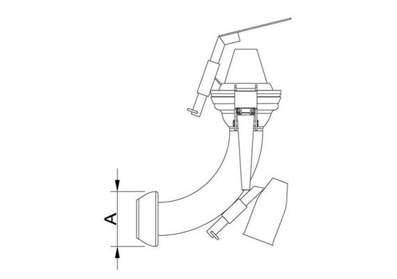 Perrot Kombi Verteiler Vaterteil Ø 108mm verzinkt