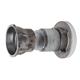 Pfanne Aluminium 62mm mit Aussengewinde 2 1/2" verzinkt ohne Storz - 050