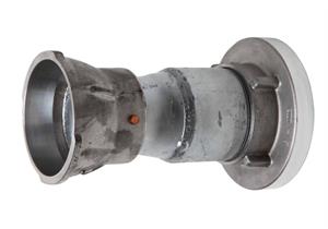 Pfanne Aluminium 62mm mit Aussengewinde 2 1/2" verzinkt ohne Storz - 050