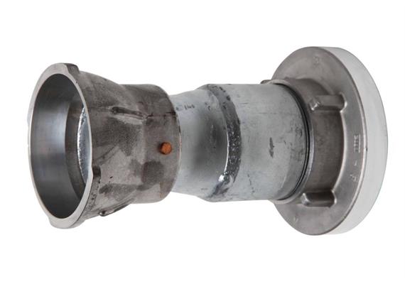 Pfanne Aluminium 62mm mit Aussengewinde 2 1/2" verzinkt ohne Storz - 050
