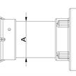 Pfanne Aluminium 62mm mit Aussengewinde 2 1/2" verzinkt ohne Storz - 050 | Bild 2