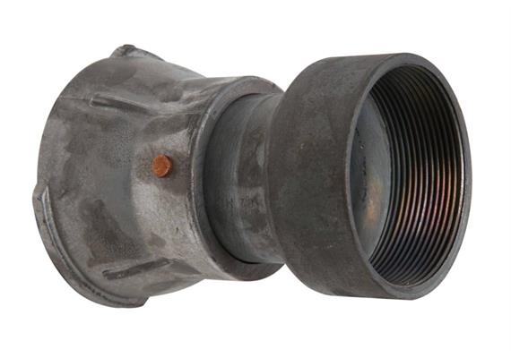 Pfanne Messing 70mm mit Innengewinde 2 1/2" verzinkt