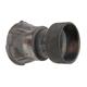 Pfanne Ø 62mm mit 2 1/2" Innengewinde verzinkt - Kugelkupplung-System - 050