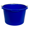 Pflasterkessel 45l blau mit Bügel, aus Kunststoff - 295